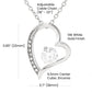 To my Granddaughter Gift from Grandparent, If I Can Give You One Thing, Forever Love Heart Pendant Necklace