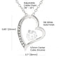 To My Daughter Gift, If Ever There is a Tomorrow, Forever Love Heart Pendant Necklace