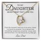 Brave, Kind, Full of Love, Dad to Daughter Gift, Forever Love Necklace