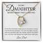 My Light and Joy, Dad to Daughter Gift, Forever Love Necklace