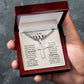 To My Dad Gift, You've Always Been The One, Cuban Chain Cross Necklace