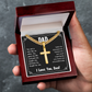 Gift For Dad, You Are a Man Like No Other, Cuban Chain Cross Necklace