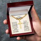 To My Dad Gift, You've Always Been The One, Cuban Chain Cross Necklace