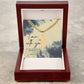 I Am With You, Genesis 28:15, Men Cuban Chain Cross Necklace