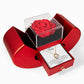 To My Wife Gift, Once in a Lifetime, Forever Love Necklace with Red Heart Rose Box