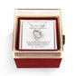 Us Against the World, Husband to Wife Forever Love Necklace with Rotating Rose Box