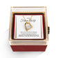 To My Future Wife Gift or Fiancee,  Forever Love Necklace with Rotating Rose Box