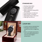 From Mom To Son, Never Forget That I Love You Engraved Design Black Chronograph Watch For Men