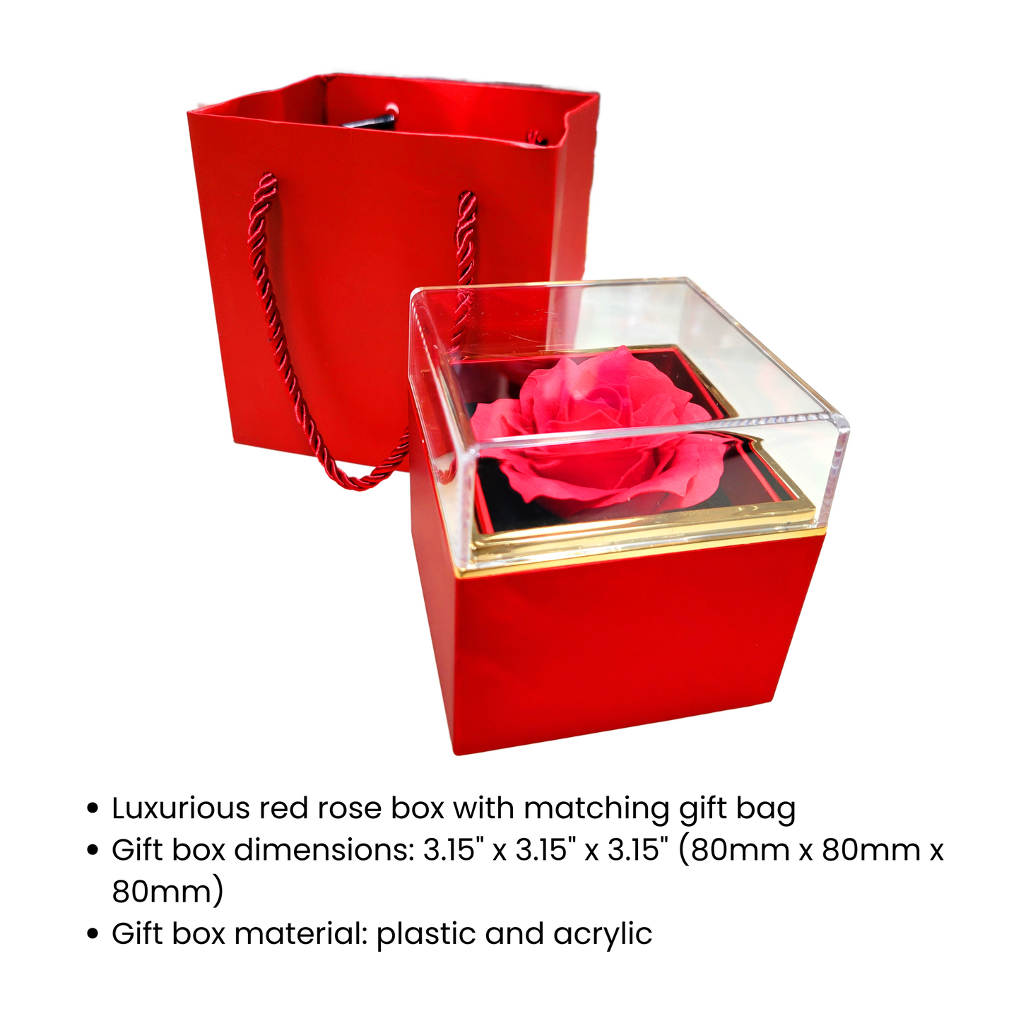 Your Last Everything, To My Soulmate Forever Love Necklace with Rotating Rose Box