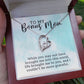 To My Bonus Mom Gift, I couldn't be More Grateful, Forever Love Necklace From Step Daughter or Step Son to Step Mom
