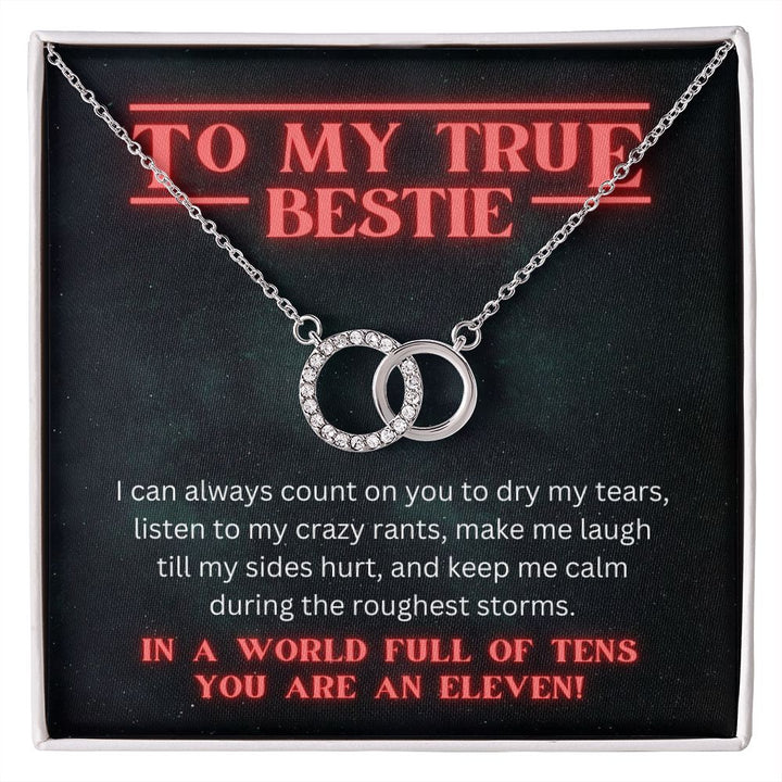 Best Friend Forever BFF Gift For Her Stranger Things Inspired Perfect Pair Necklace