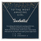 Promposal for Her Basketball Theme Will You Be My Date and Make Prom Night Fun Custom Name Necklace