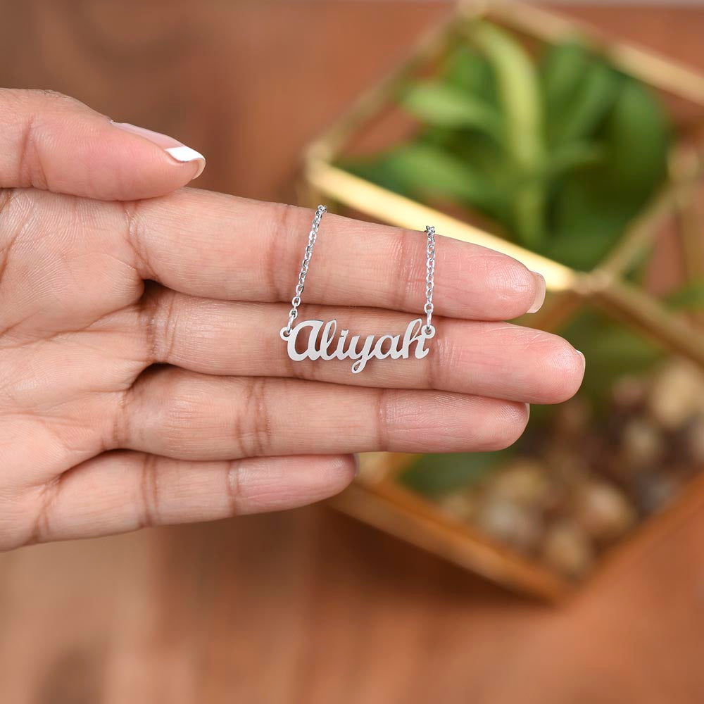 Inspirational Gift, You Are Braver Than You Believe, Custom Name Necklace For Her