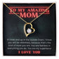 To My Mom Gift You are my Superhero Stranger Things Inspired Forever Love Necklace For Birthday or Mother's Day