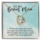 To My Bonus Mom Gift, I couldn't be More Grateful, Forever Love Necklace From Step Daughter or Step Son to Step Mom