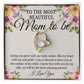 To Pregnant Wife First Mother's Day Gift From Husband, Mom to be Necklace