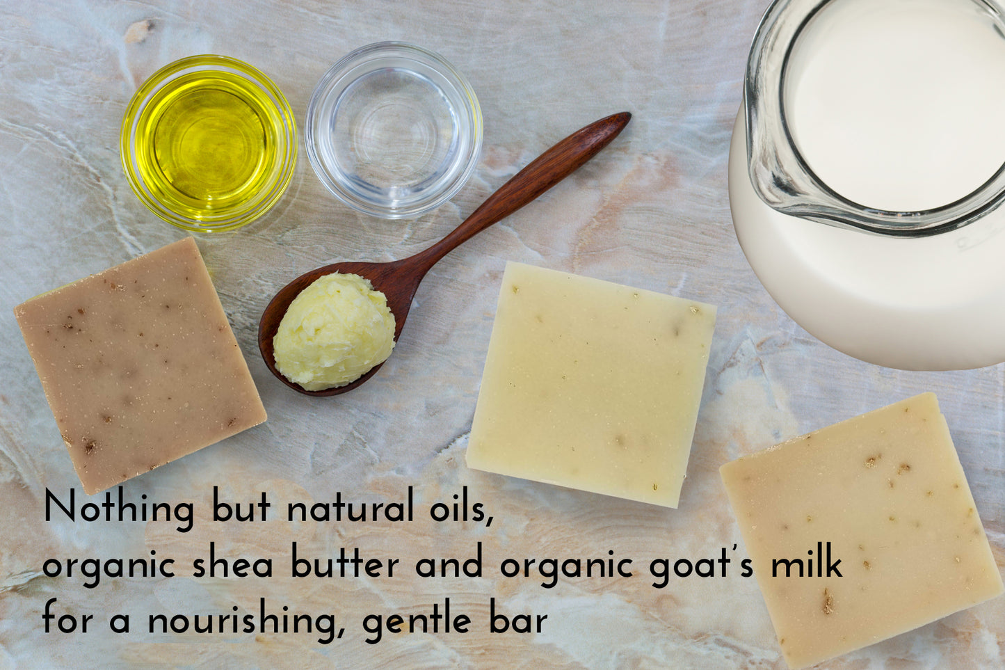 Oatmeal Honey Handmade Fresh Goat's Milk Bar Soap (3 bars Economy Pack)