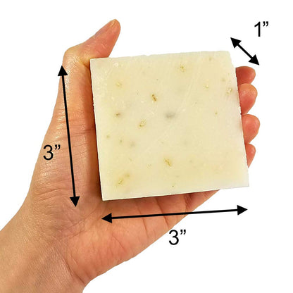 Unscented Handmade Fresh Goat's Milk Bar Soap (3 bars Economy Pack)