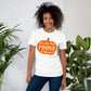 Let's Give Them Pumpkin To Talk About Halloween Graphic Tee